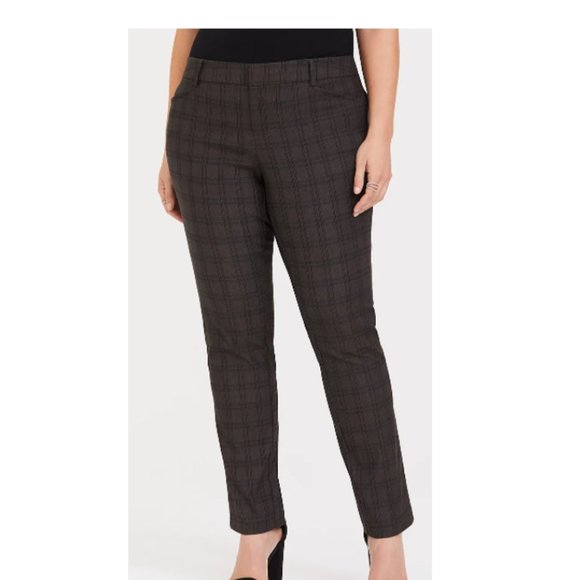 torrid Pants - Torrid NWT plaid dress pants straight leg size 14